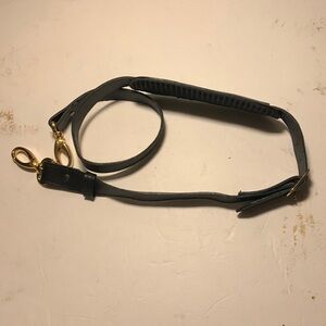 Bag Strap travel bag black leather Brand New